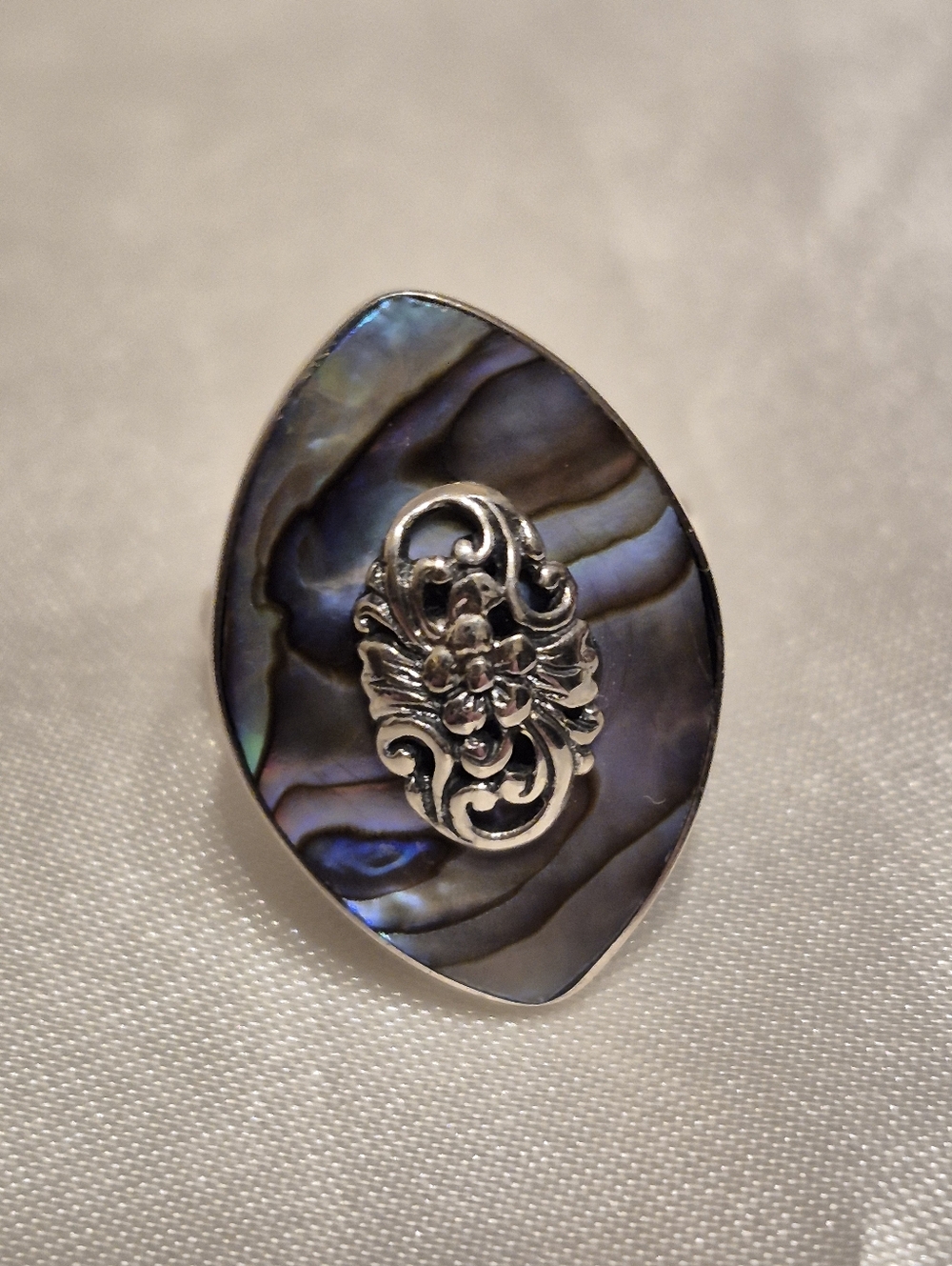 Handmade Paua Shell Ring